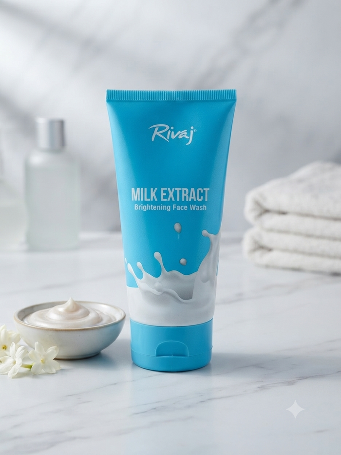 Rivaj Milk Extract Brightening Face Wash 100ml